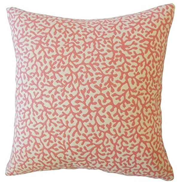 New Indoor/Outdoor 20x20 Filled Square Pillow Pink Red Plaid Navy Berry Vine New Indoor/Outdoor 20x20 Filled Square Pillow Pink Red Plaid Navy Berry Vine